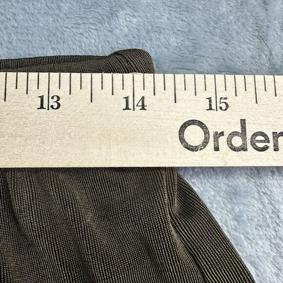 COLDWATER CREEK 2 Piece Vintage Set Size Medium Olive Beaded Sequins Long Sleeve - Picture 7 of 16